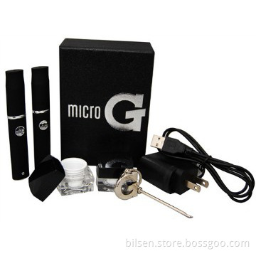 Top Selling E-Cigarette Wax oil/Dry Herb Vaporizer Micro G Pen